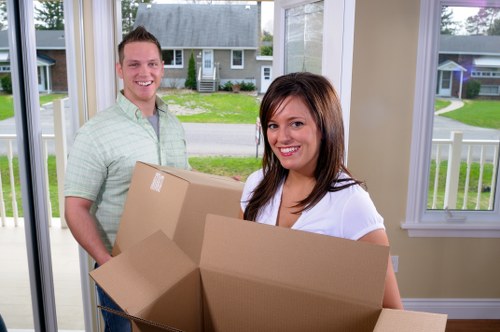 Man and van vehicle ready for a local move in Lee