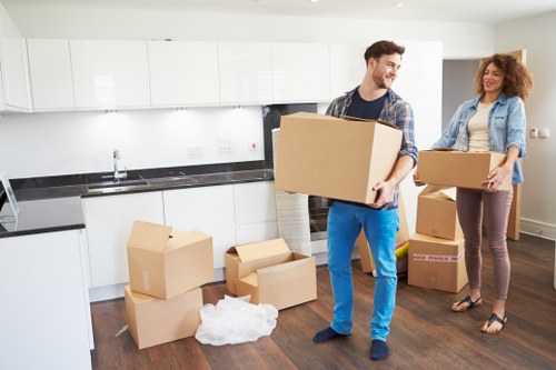 Organized storage space in Lee for flexible short-term rental