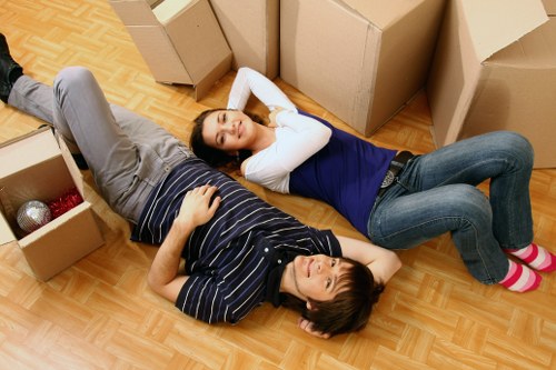 Moving team planning removals and storage in Lee