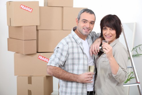 Professional van service supporting a small move in Lee